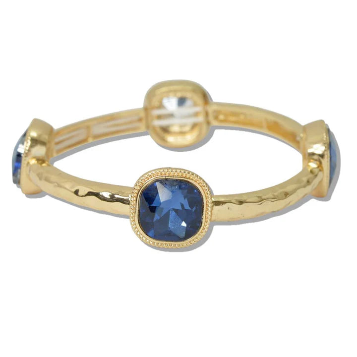 Blue Crystal Stretch Bracelet