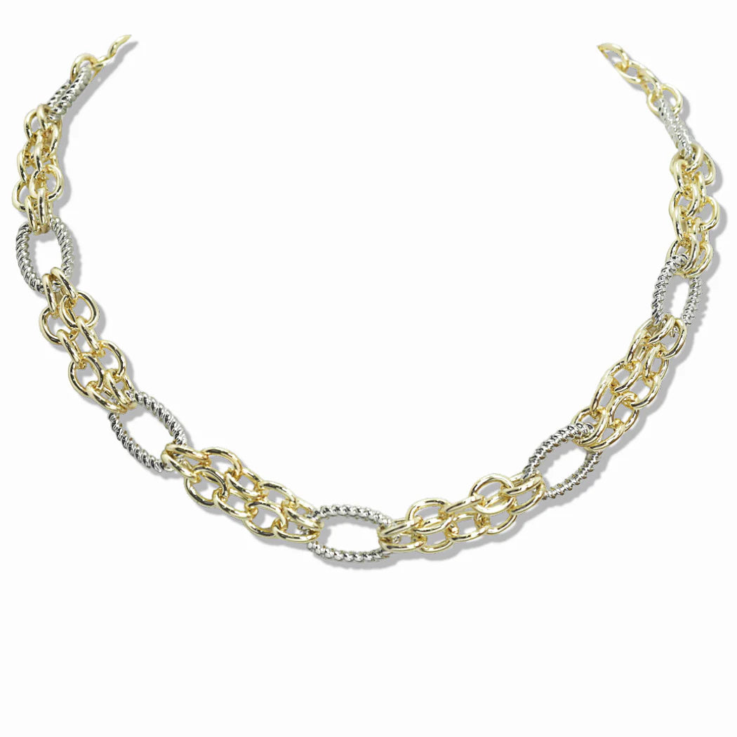 14K Plated Oval Chain, Gold
