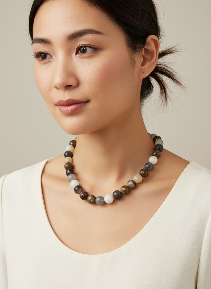 Multi Color Ball Necklace