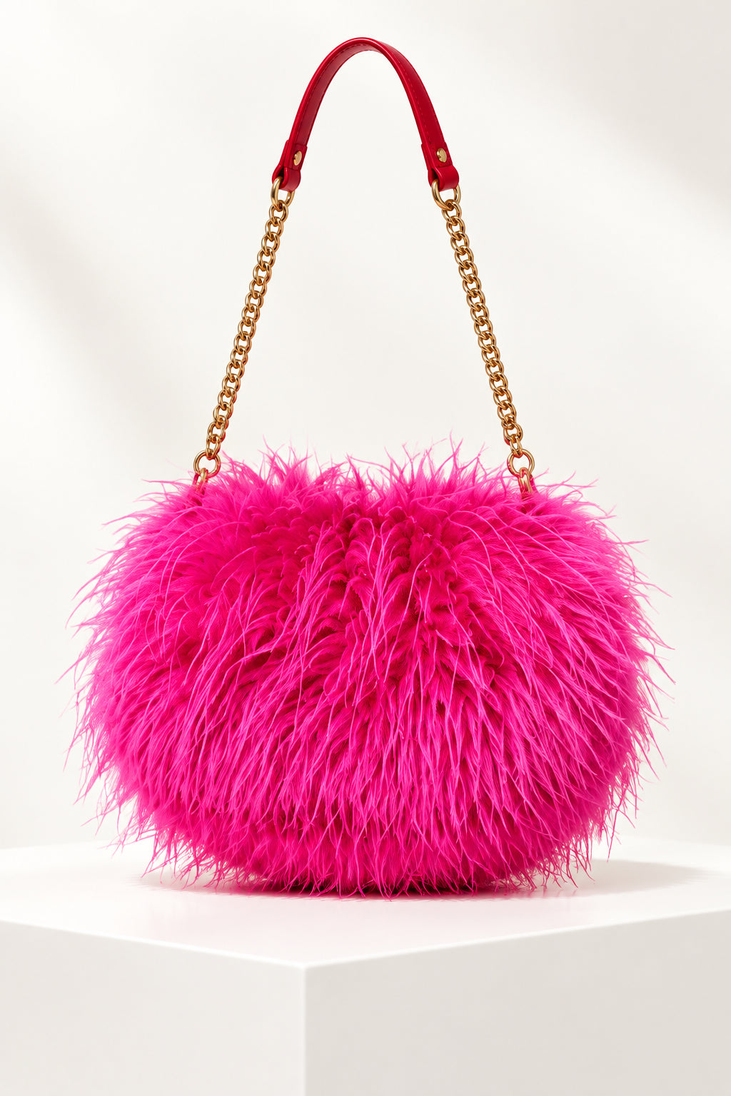 Fashion Feathered Crossbody Handbag