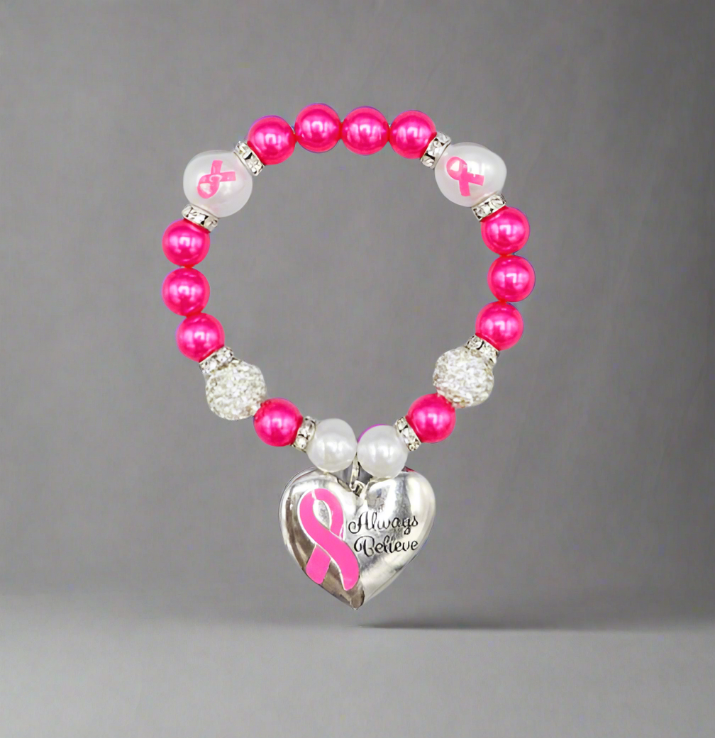 Pink Ribbon Bracelet