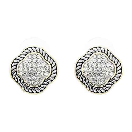 Quatrefoil Stud Earrings