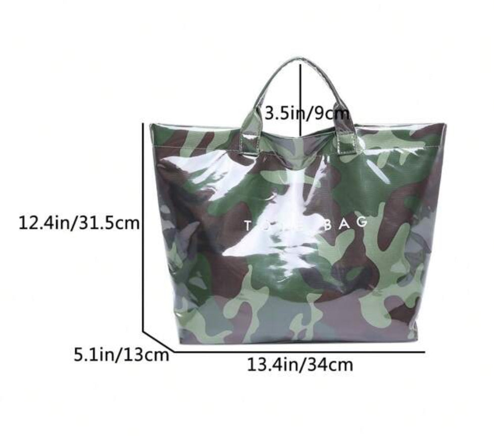 Camo Fashion Tote Bag
