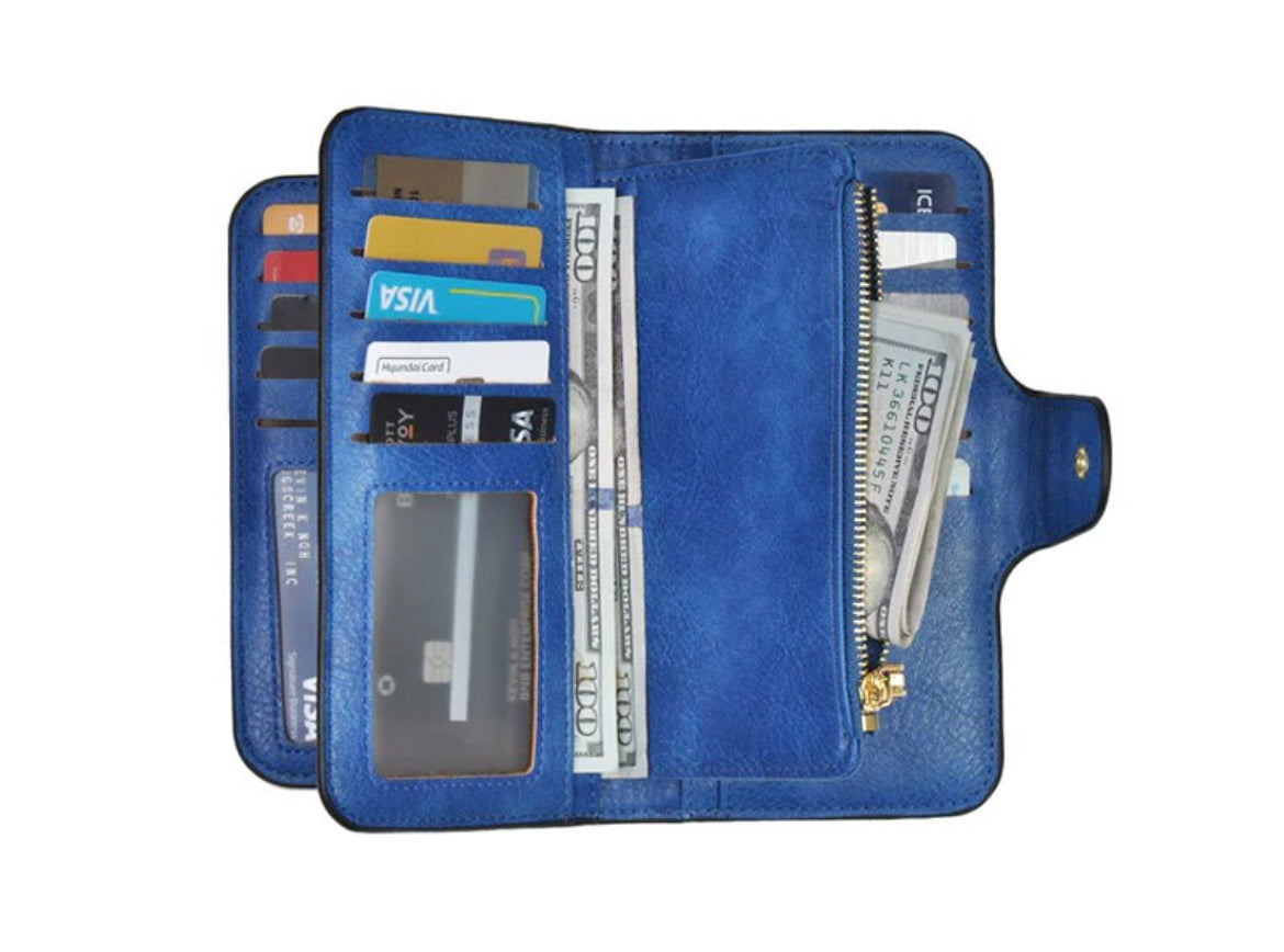 Blue Fashion Wallet