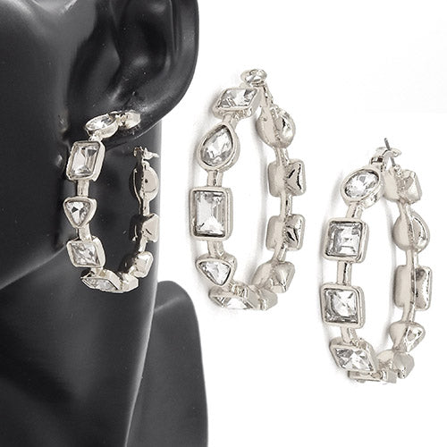 Bold Geometric Hoop Earrings