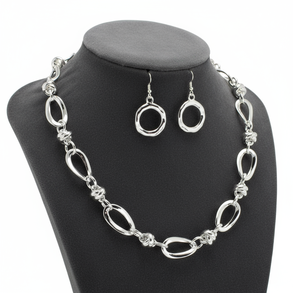 Chain Necklace, Silver