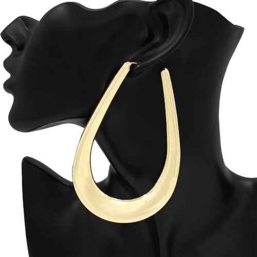 Oval Hoop Earrings