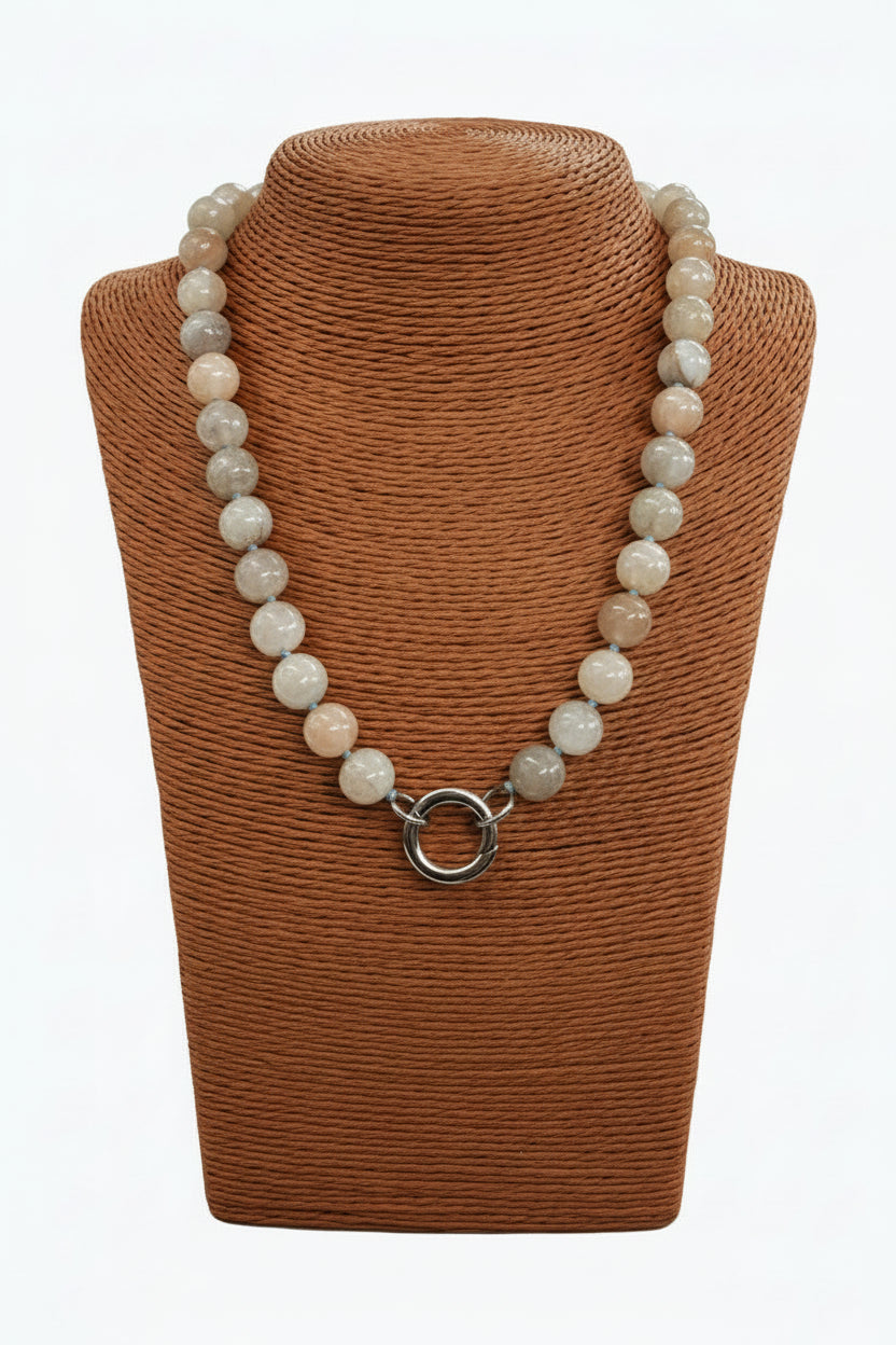 AGATE MIX NATURAL STONE NECKLACE