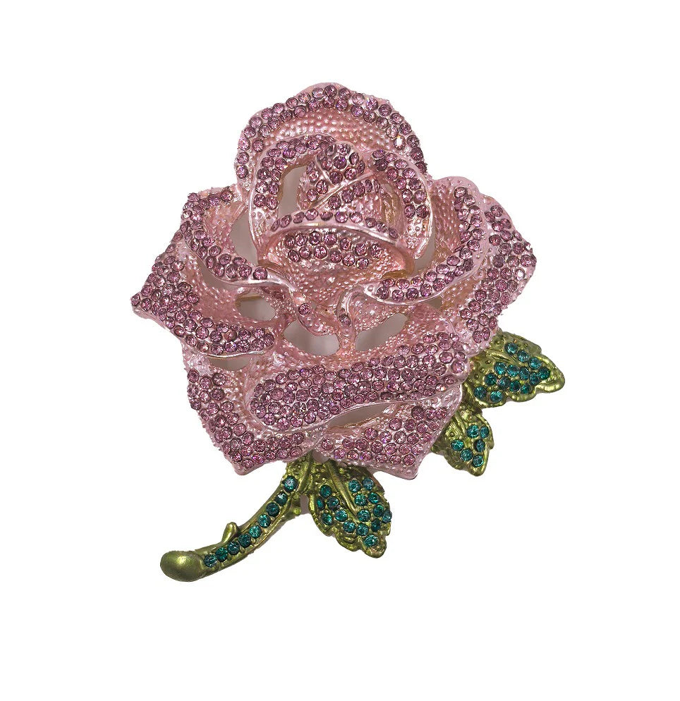 Rose Brooch, Pink