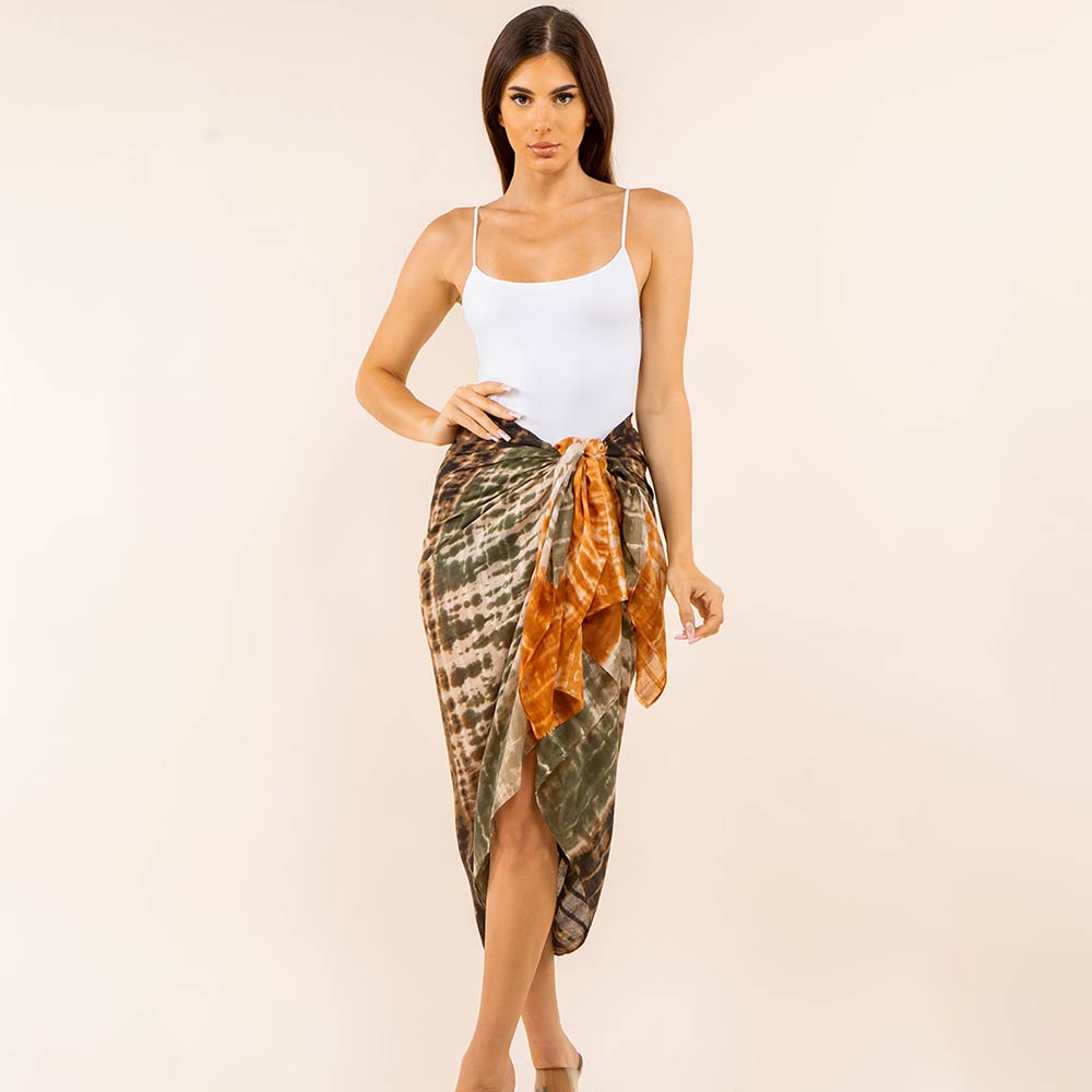 Scarf Sarong Wrap, Camel