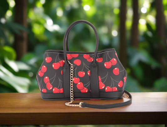 Cherry Pattern Handbag