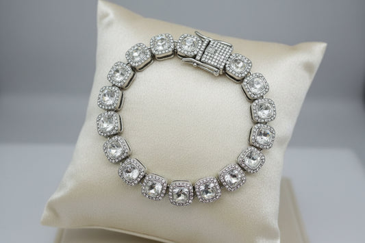 Radiant Sparkle Clear Stone Bracelet