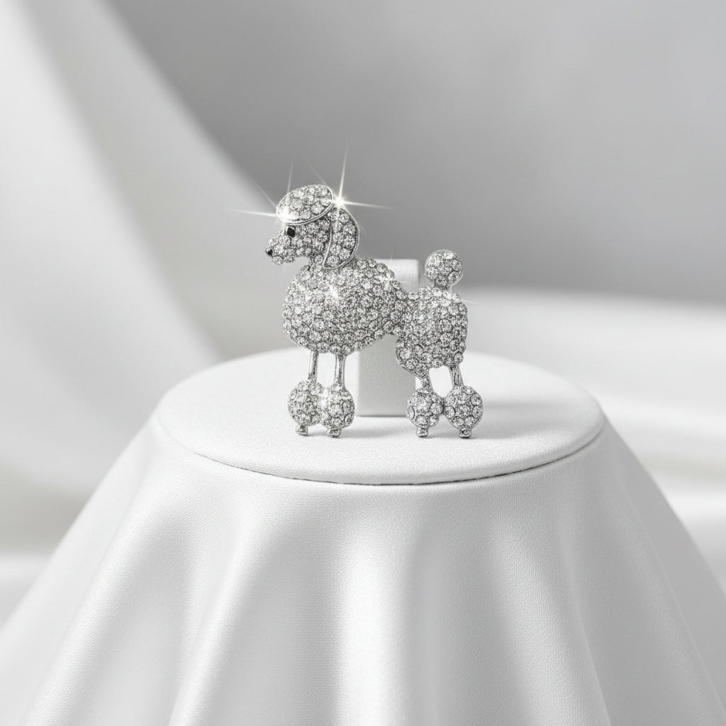 Poodle Brooch