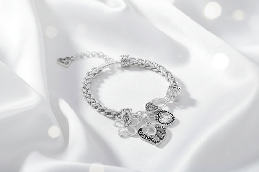 Heart Charm Bracelet