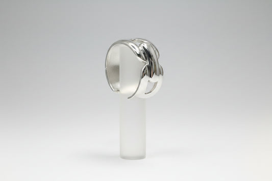 Bold Silver Bangle Bracelet