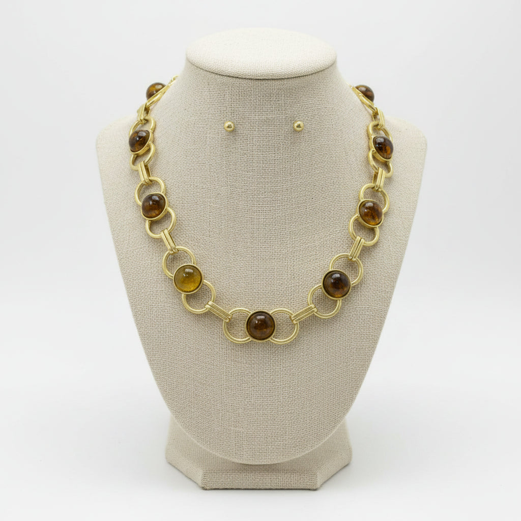 Tortoise Link Necklace