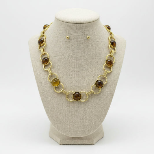Tortoise Link Necklace