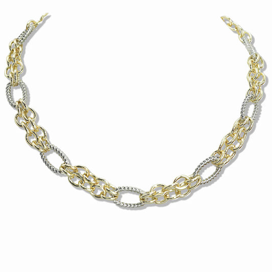 14K Plated Oval Chain, Gold