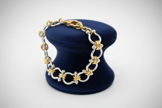 14K Gold Plated Horseshoe Link Chain