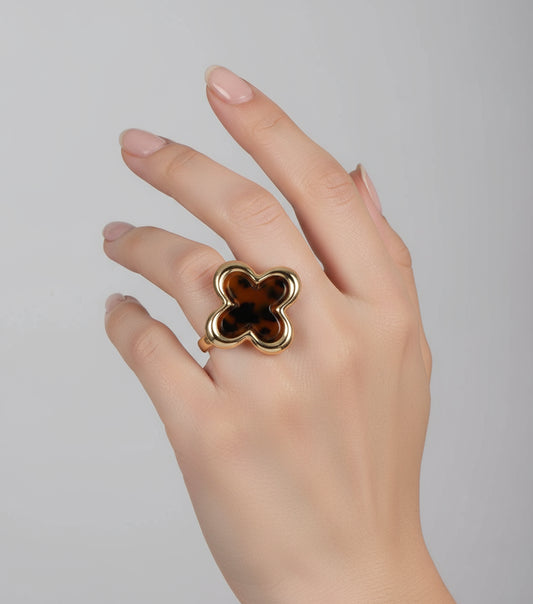 Tort Clover Stretch Ring