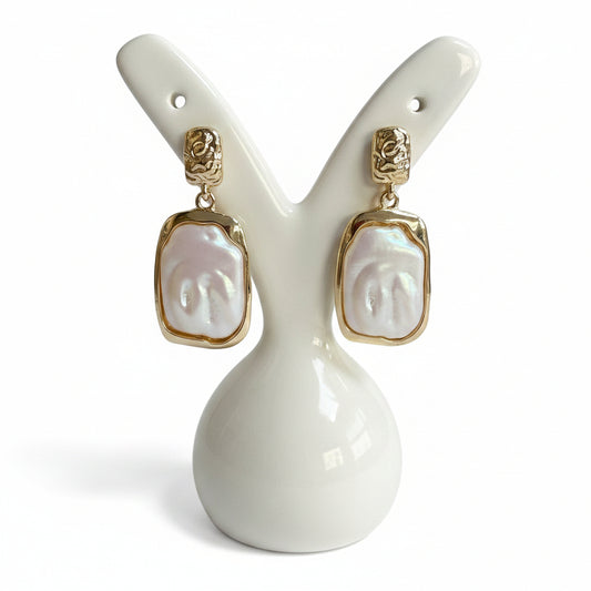 Pearl Post Earrings