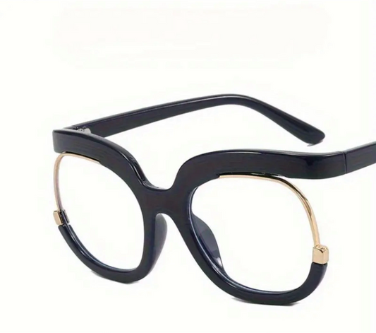 Oversized Glasses, Dark Blue