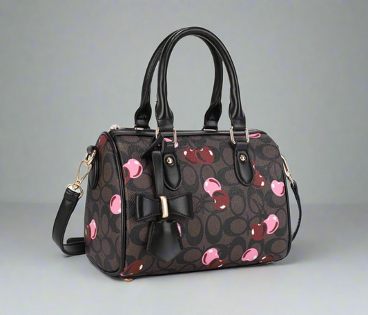 Cherry Print Handbag, Coco
