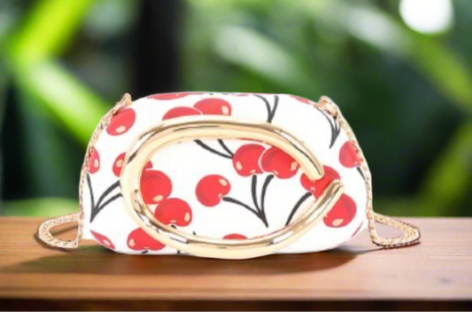 Cherry Clutch, White