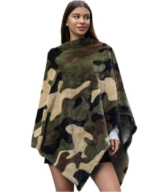 Camouflage Pattern Poncho