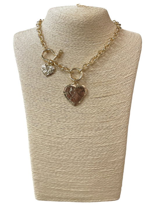 Horseshoe and Heart Necklace