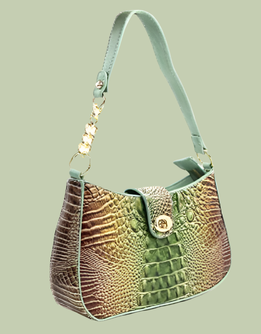 Croc Satchel Handbag