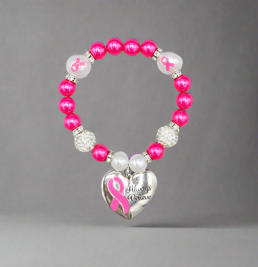 Pink Ribbon Bracelet