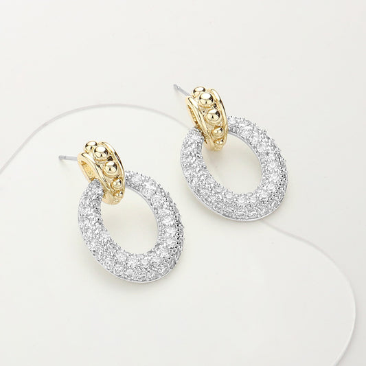 14K Gold Plated Dangle Earrings