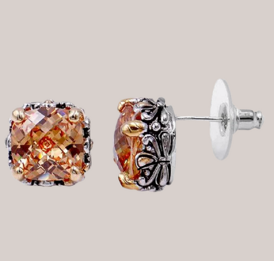 Topaz Stud Earrings