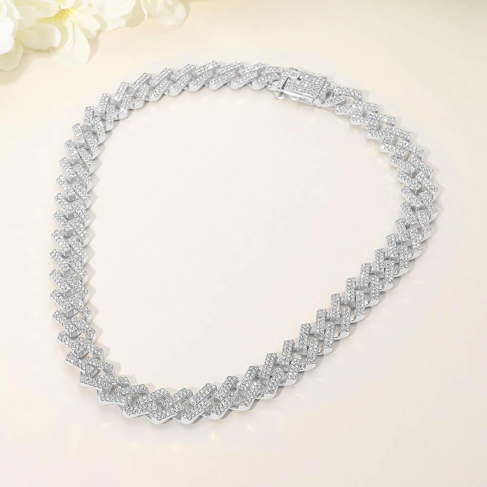 Cuban Link Chain, Silver
