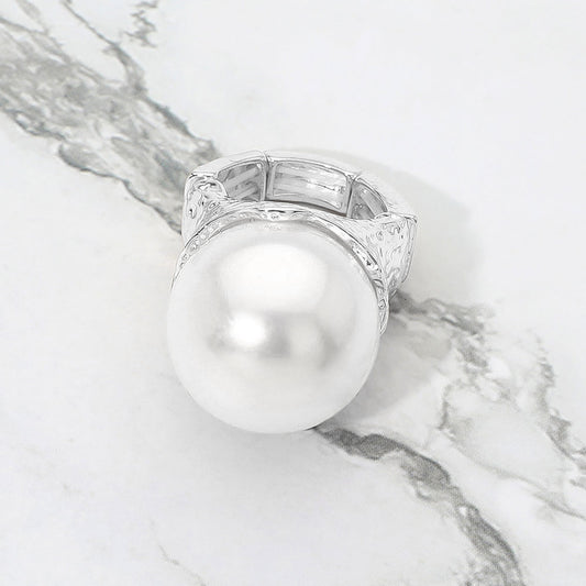 Pearl Stretch Ring