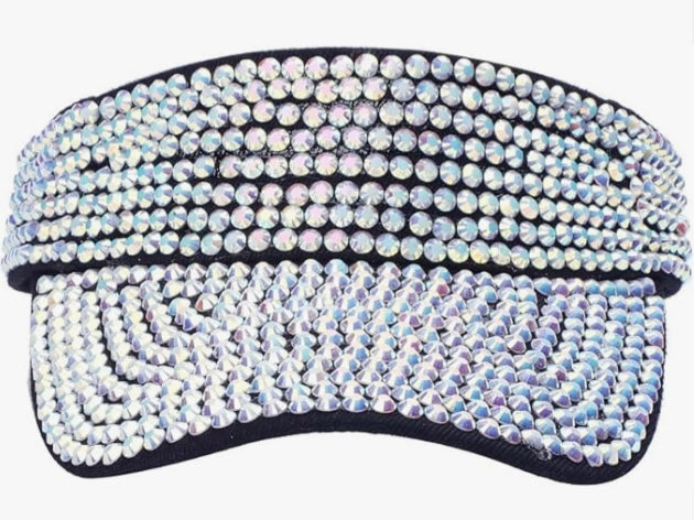 Bling Rhinestone Sport Sun Visor Hat