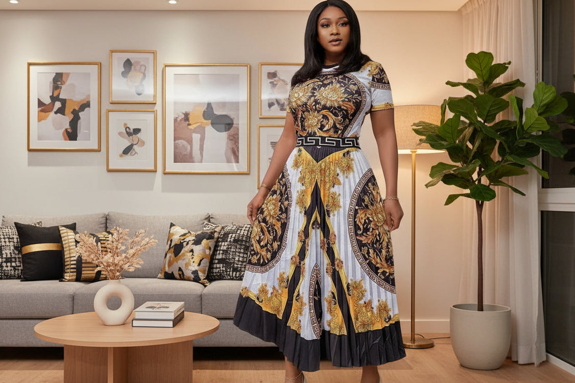 Charming Pattern Dress