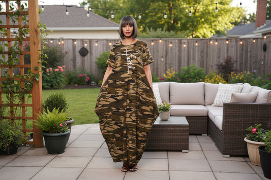 Blessed Camo Dress