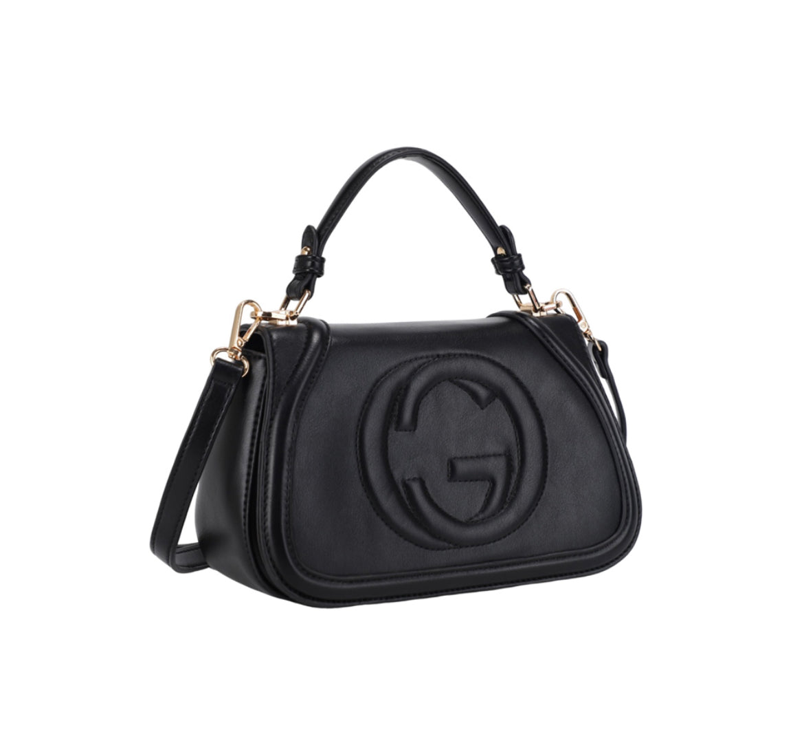 Crossbody Satchel Handbag, Black