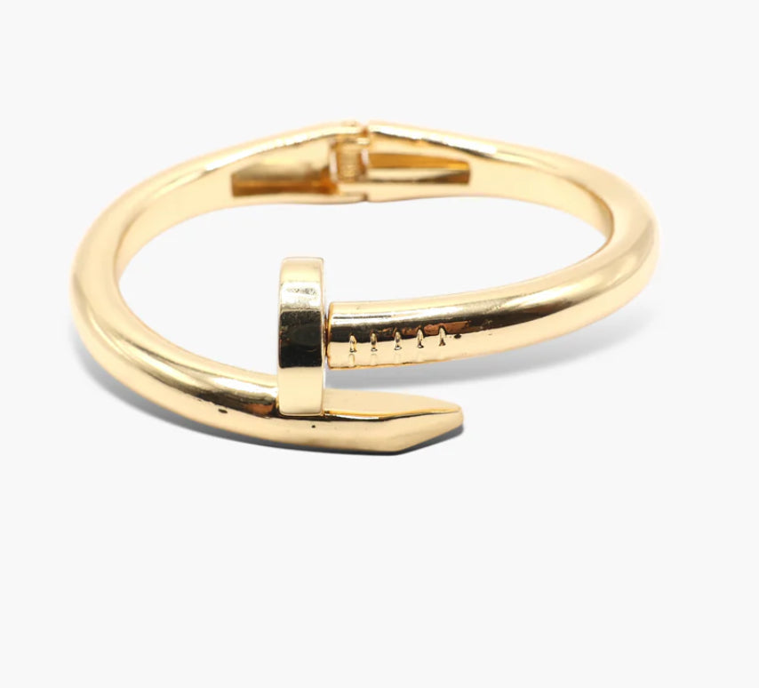 Nail Bracelet- Gold