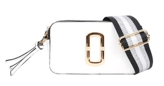 Crossbody Messenger Bag Cream