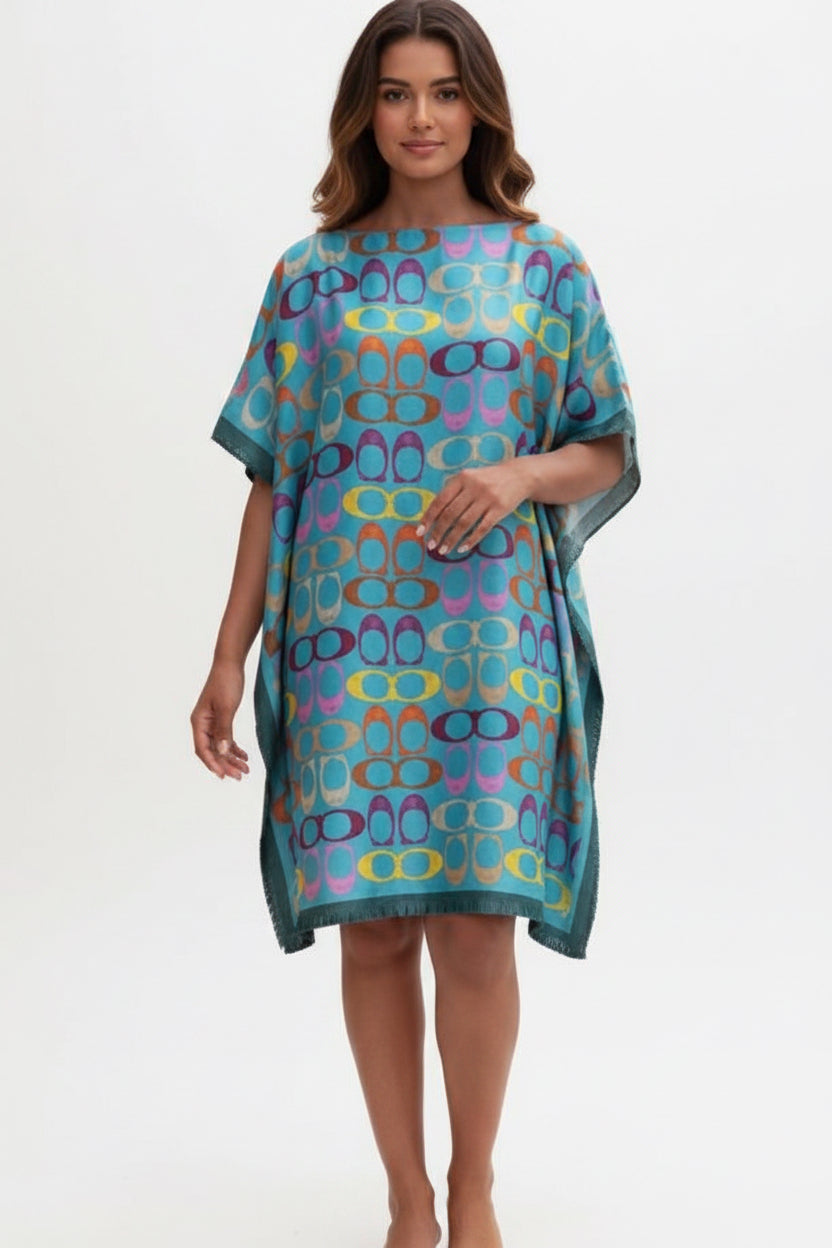 Geometric Print Kaftan