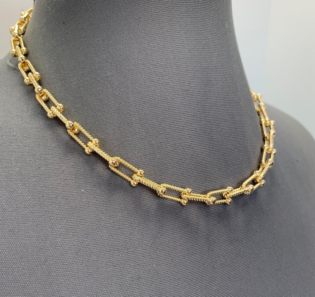 Gold Link Necklace