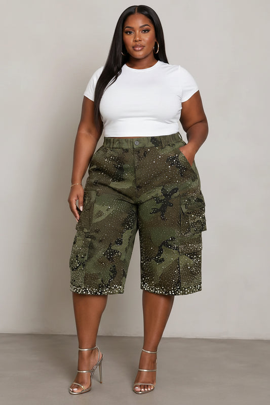 Camo Jorts