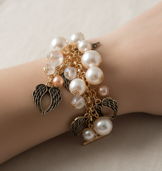 WINGS n CHARM BRACELET