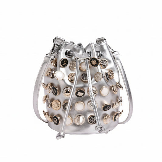 Bucket Bag, Silver