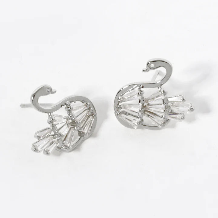 Sparkle Swan Earrings