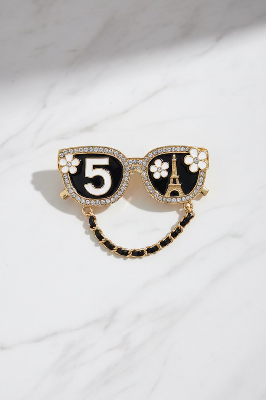 Black Gold No. 5 Sunglasses Brooch