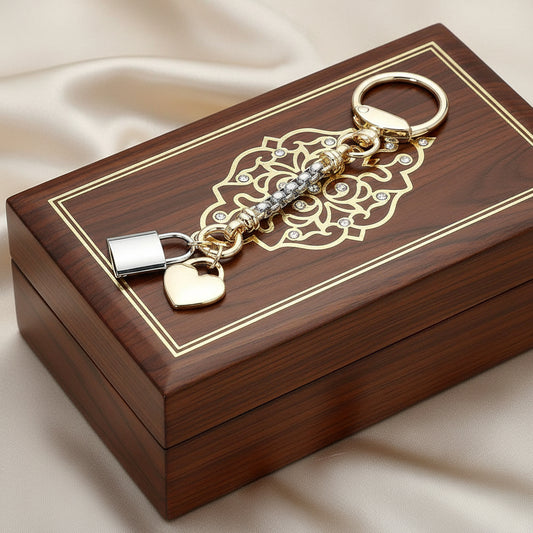 14K Gold Plated Charm Keychain Bag Charm